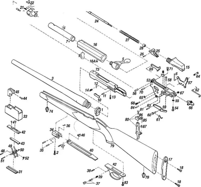 Mauser bolt action firearms exploded k98 schematics m98 98k reassembly instruction hunting