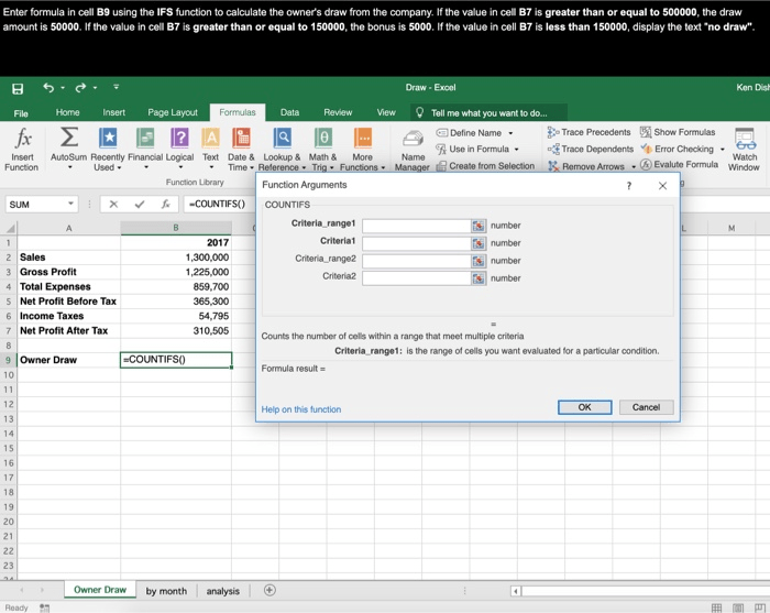 Enter a formula using pv in cell b6