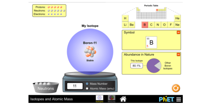 Isotopes and atomic mass answer key